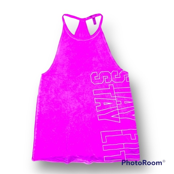 •VS PINK “Stay Lit” tank - Picture 1 of 3